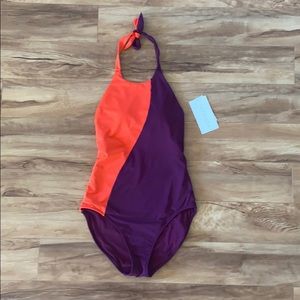 Athleta Colorblock One Piece Women’s Swimsuit